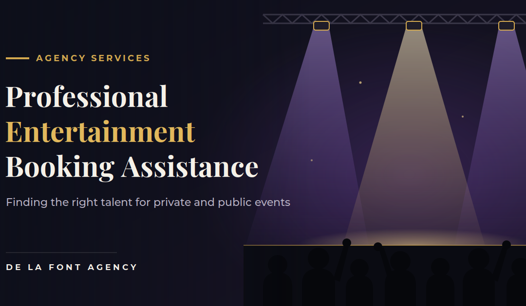 De La Font Agency Booking │ Professional Booking Assistance
