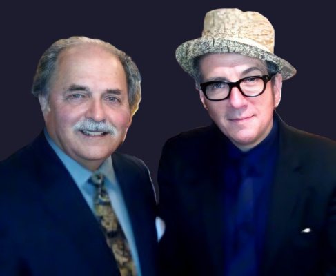  Richard De La Font with Elvis Costello 